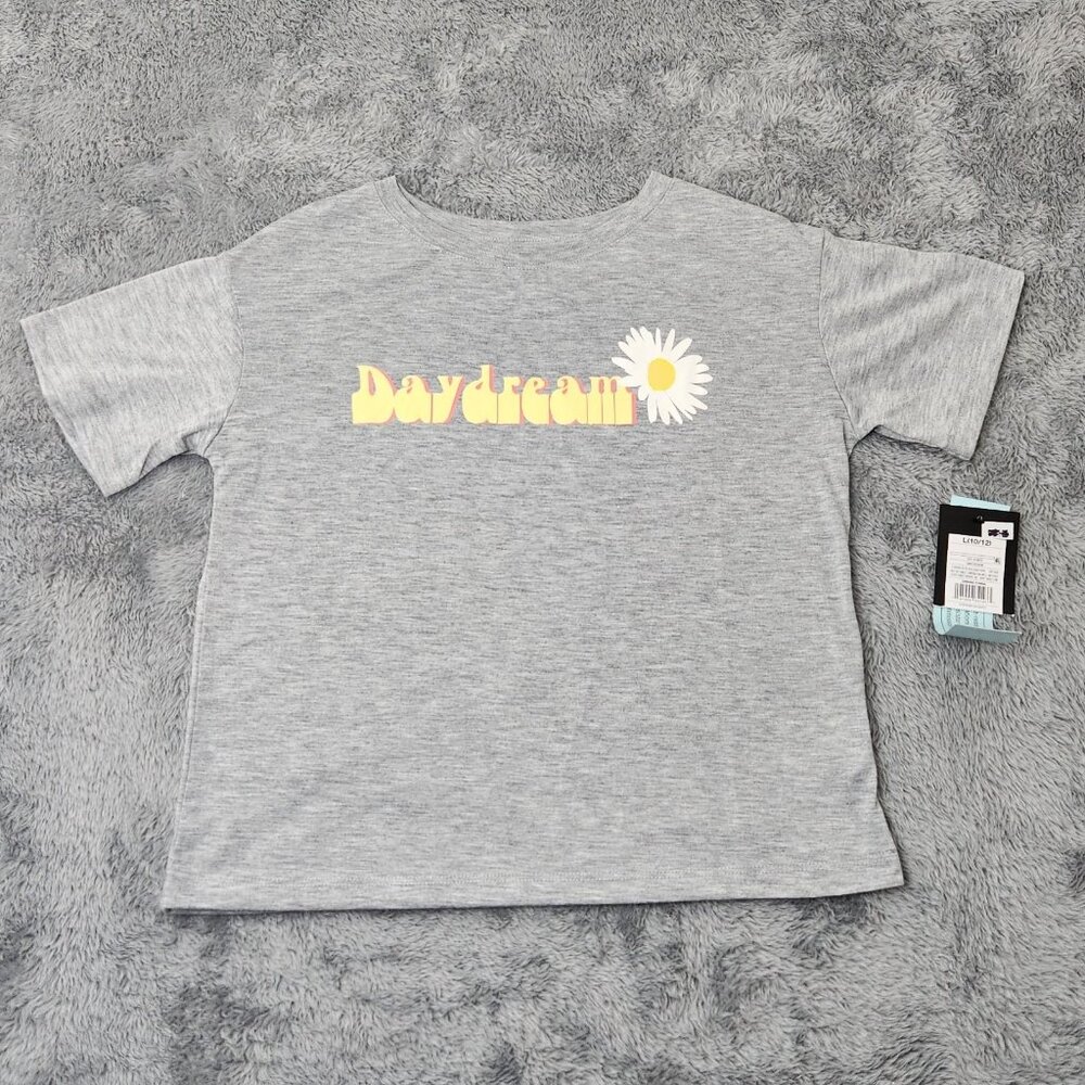 Art Class Gray Daydream‎ Graphic Sleepwear T-Shirt Girls L (10/12) Short Sleeve